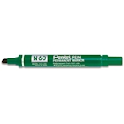 Immagine di Pennarello permanent colore verde PENTEL PEN N60 punta a scalpello