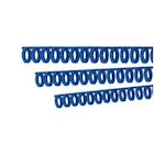 Immagine di Dorsi plastici a 21 anelli tondi mm 25 blu