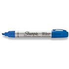 Immagine di Pennarello permanent colore blu SHARPIE METAL SMALL punta a scalpello