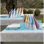 Immagine di Tovaglioli in carta a secco airlaid ROIAL BOLLICINE colore perla 50 pezzi