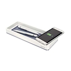 Immagine di Organizer con caricatore ad induzione LEITZ DUAL COLOR WOW grigio metallizzato