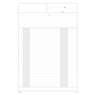 Immagine di Blocco FLEX prev/ordini banchetti 50x2 cm29,7x21,5