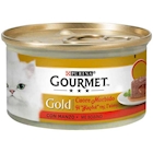 Immagine di Mousse con manzo PURINA Gourmet Gold Cuore Morbido Gatto g 85