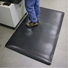 Immagine di SAFETY DECKPLATE - Tappeti industriali ergonomici a due strati: lato inferiore in PVC espanso e lato superiore in PVC autoestinguente