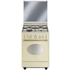 Immagine di Cucina con forno e piano cottura elettrici 72 lt 60 cm bianco SMEG CO68GMP9