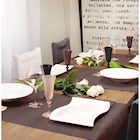 Immagine di Rotolo Runner FIESTA TNT 50x120 marrone pretagliato - 30 pezzi