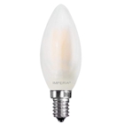 Immagine di Lampadina LED Oliva Filament Smerigliate E14 2W 2700K 250 Lumen luce calda