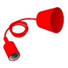Immagine di Apparecchi Pisa Pendente Rosso Per LED - Max 36W